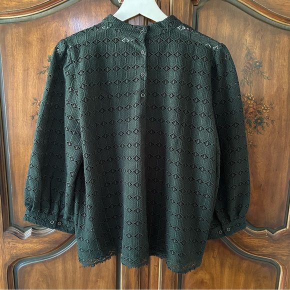 Garnet Hill ~new ~ Teagan Lace Top with Camisole in size XL (16-18) - Picture 8 of 13